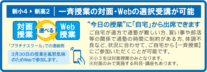 対面・webの選択可
